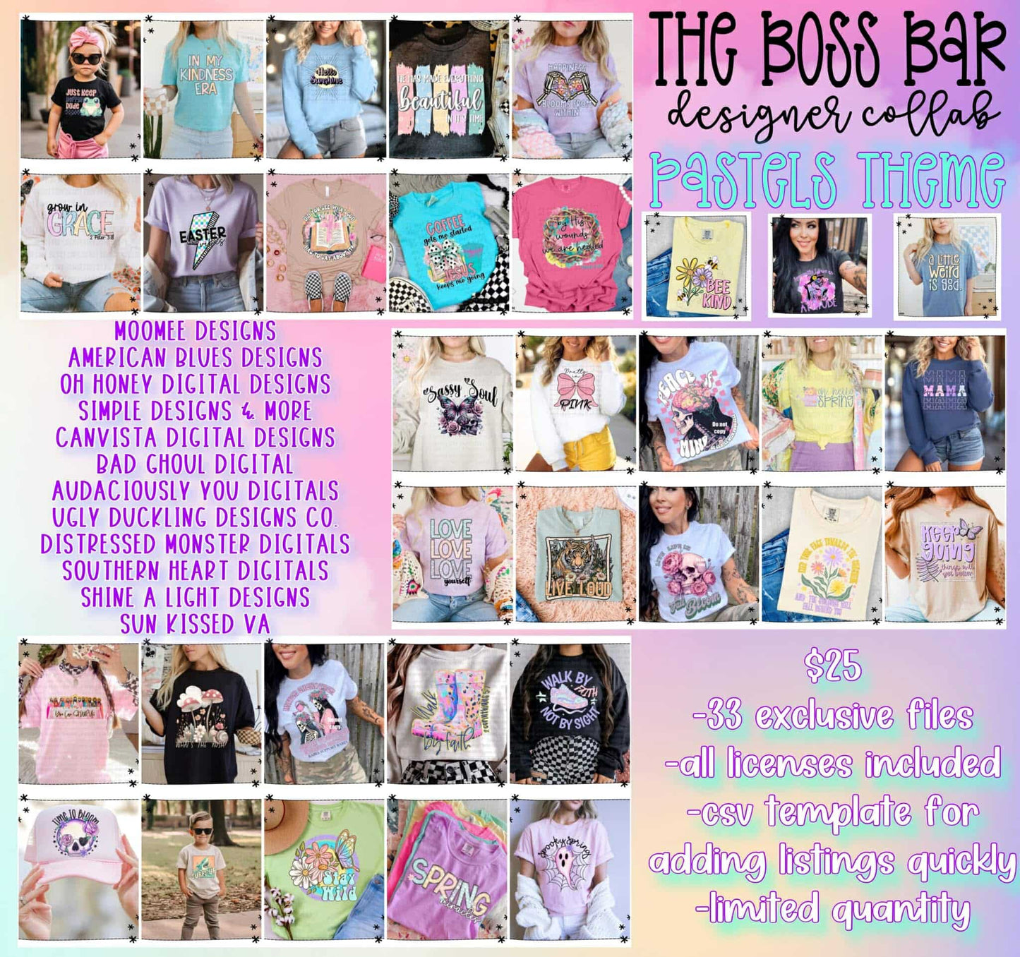 The Boss Bar Pastel Collab