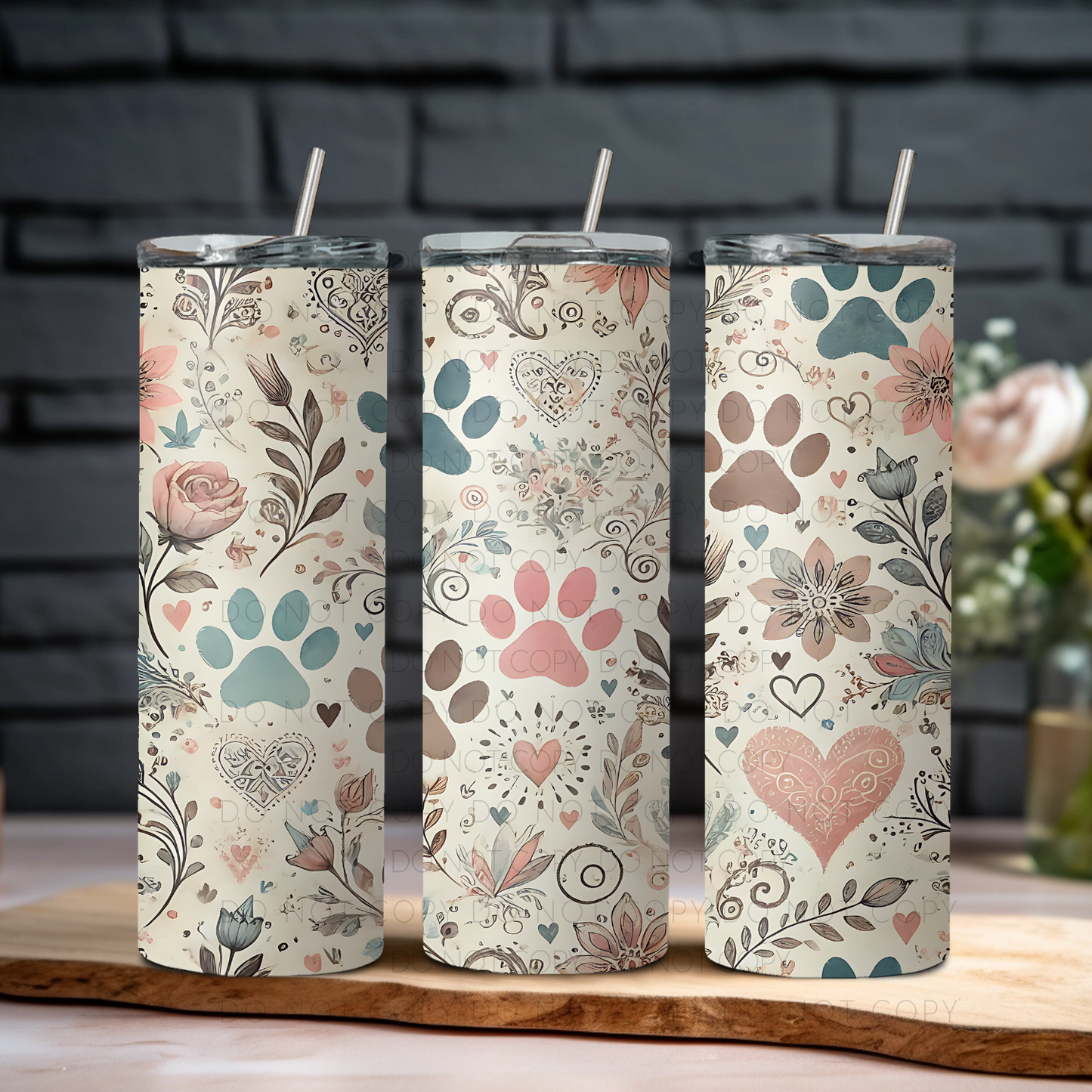 Paw Print 20oz Tumbler