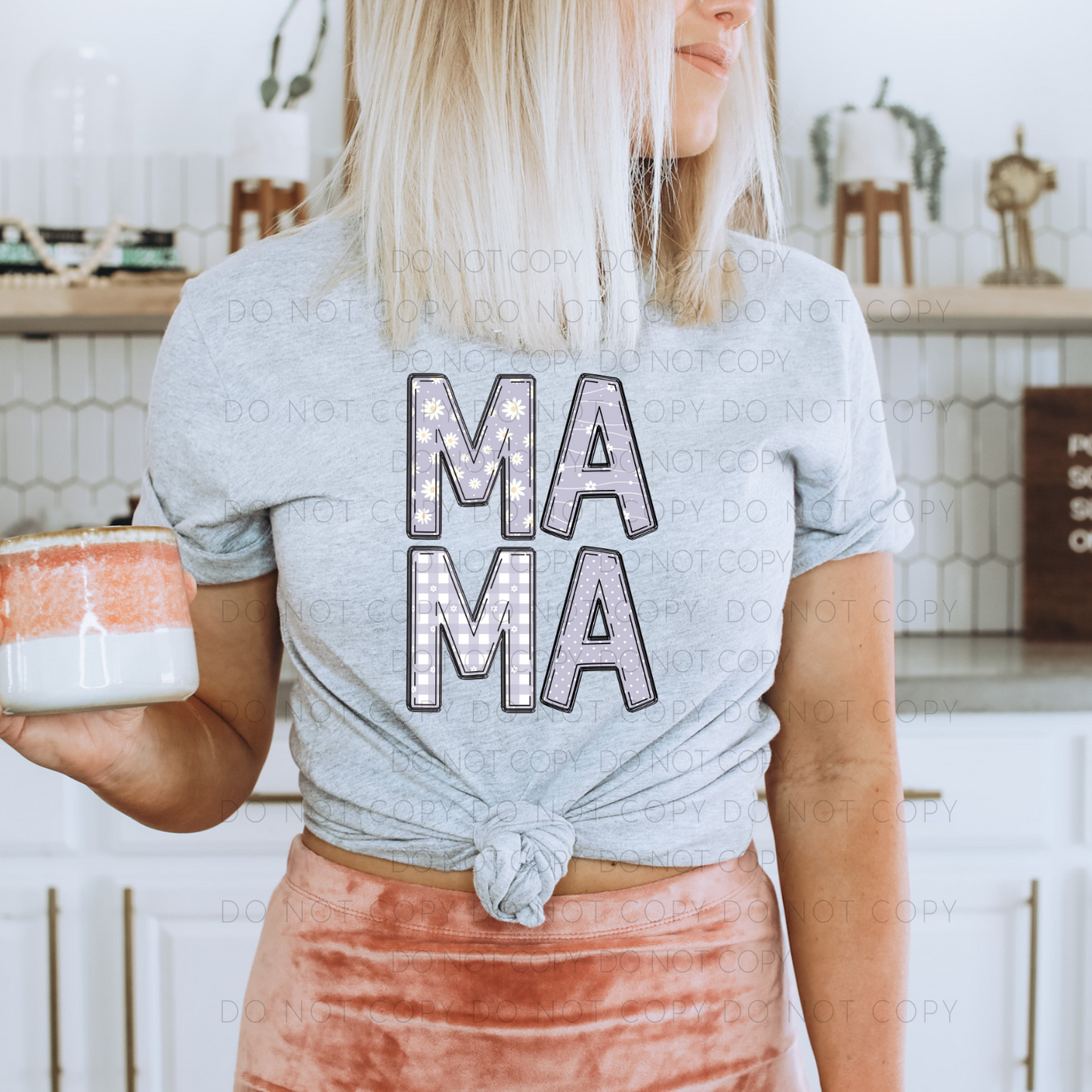 Purple Pastel Mama Digital Download