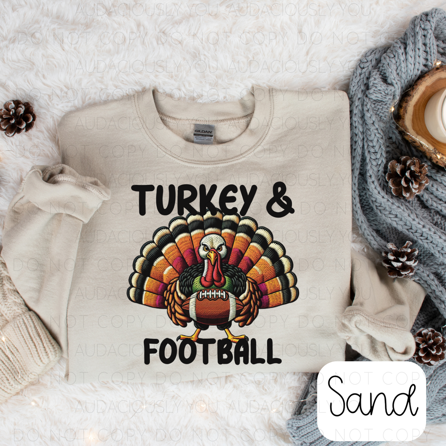 Turkey & Football Digital Download