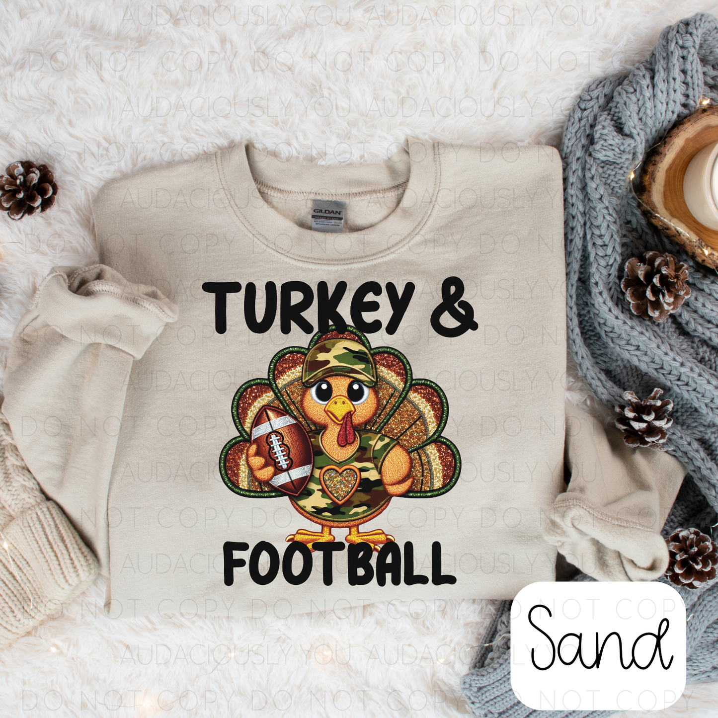 Turkey & Football Digital Download
