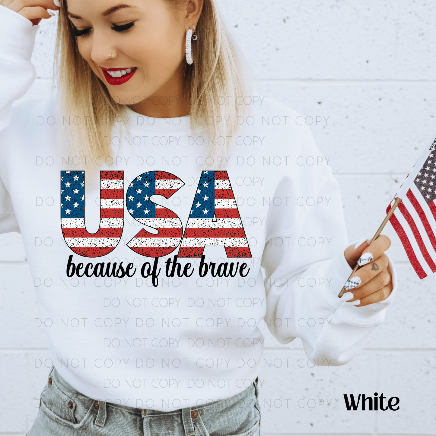 USA Because Of The Brave Digital Download