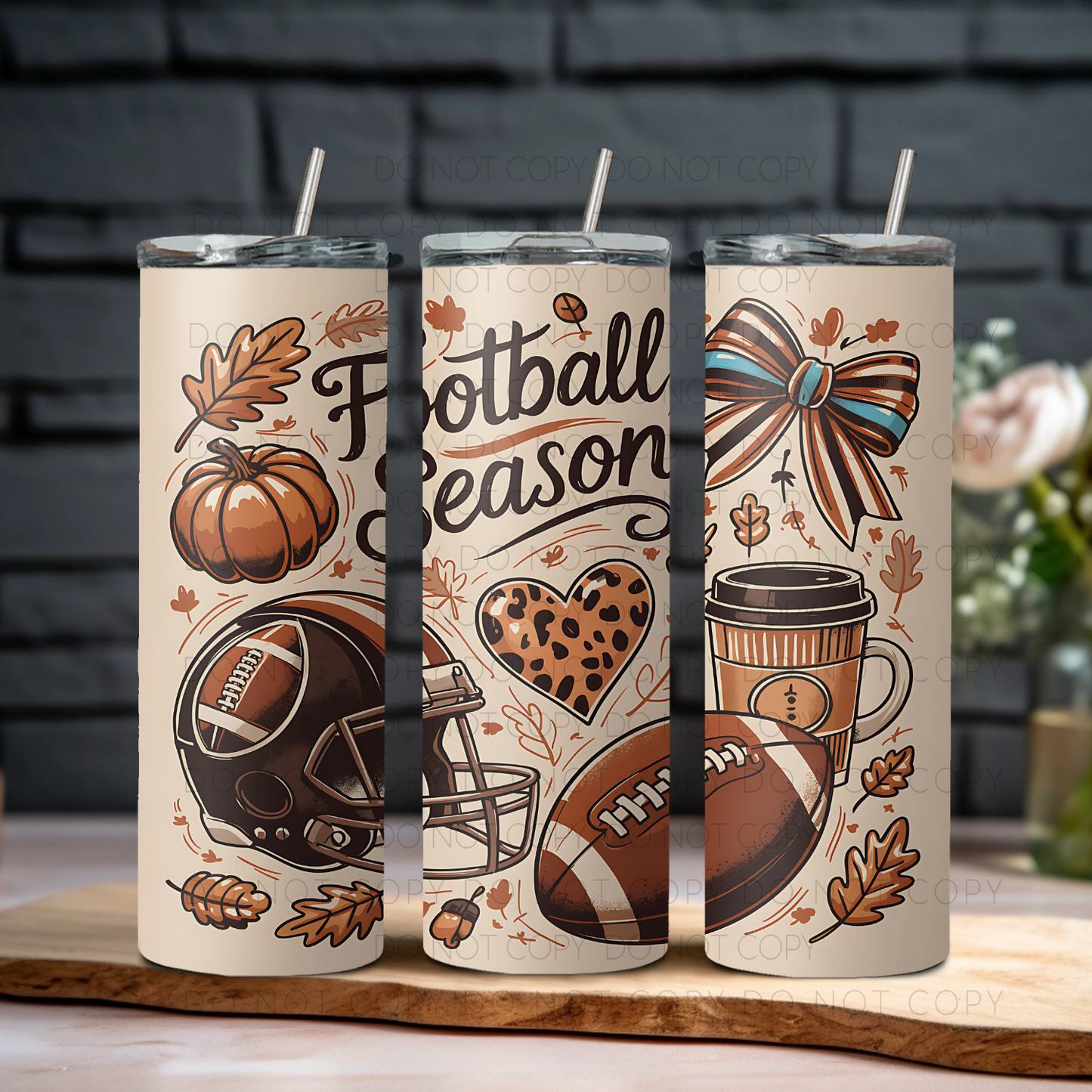Football Season 20oz Tumbler