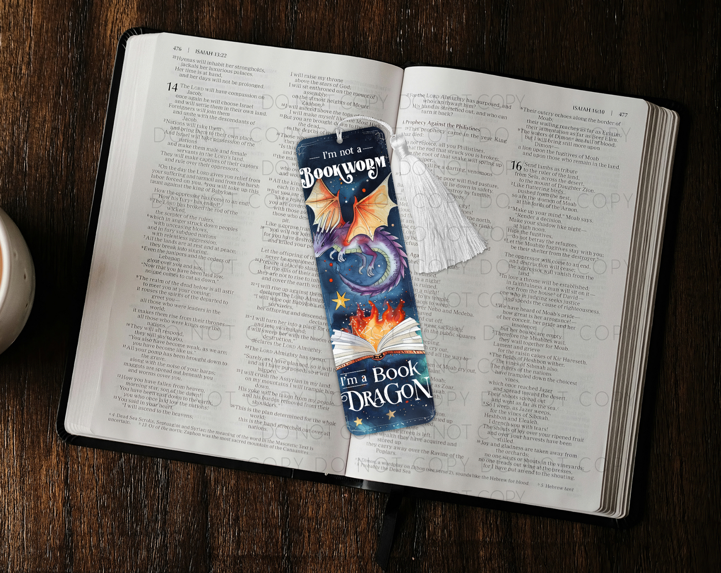 I'm A Book Dragon Bookmark