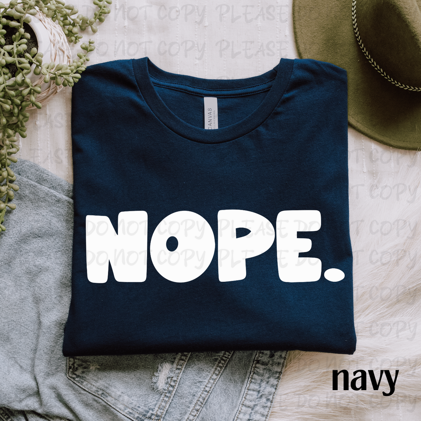 Nope-White Digital Download