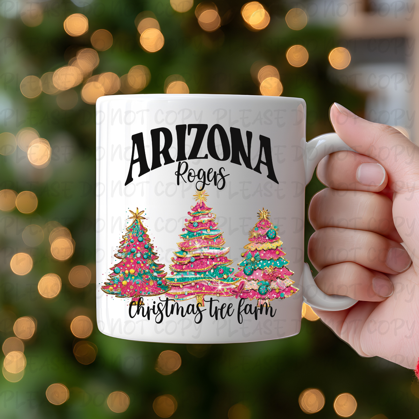 Rogers, Arizona Christmas Tree Farm Mug