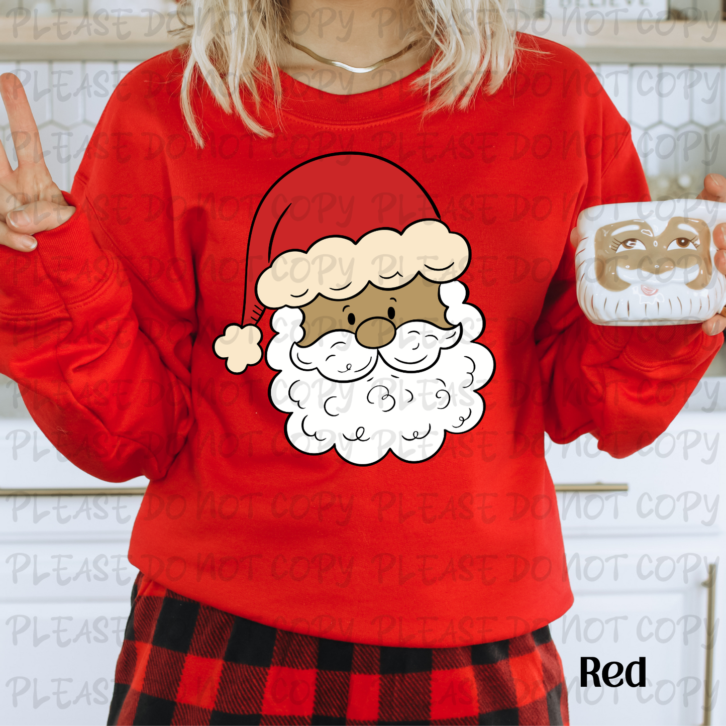 Santa Light Complexion Digital Download