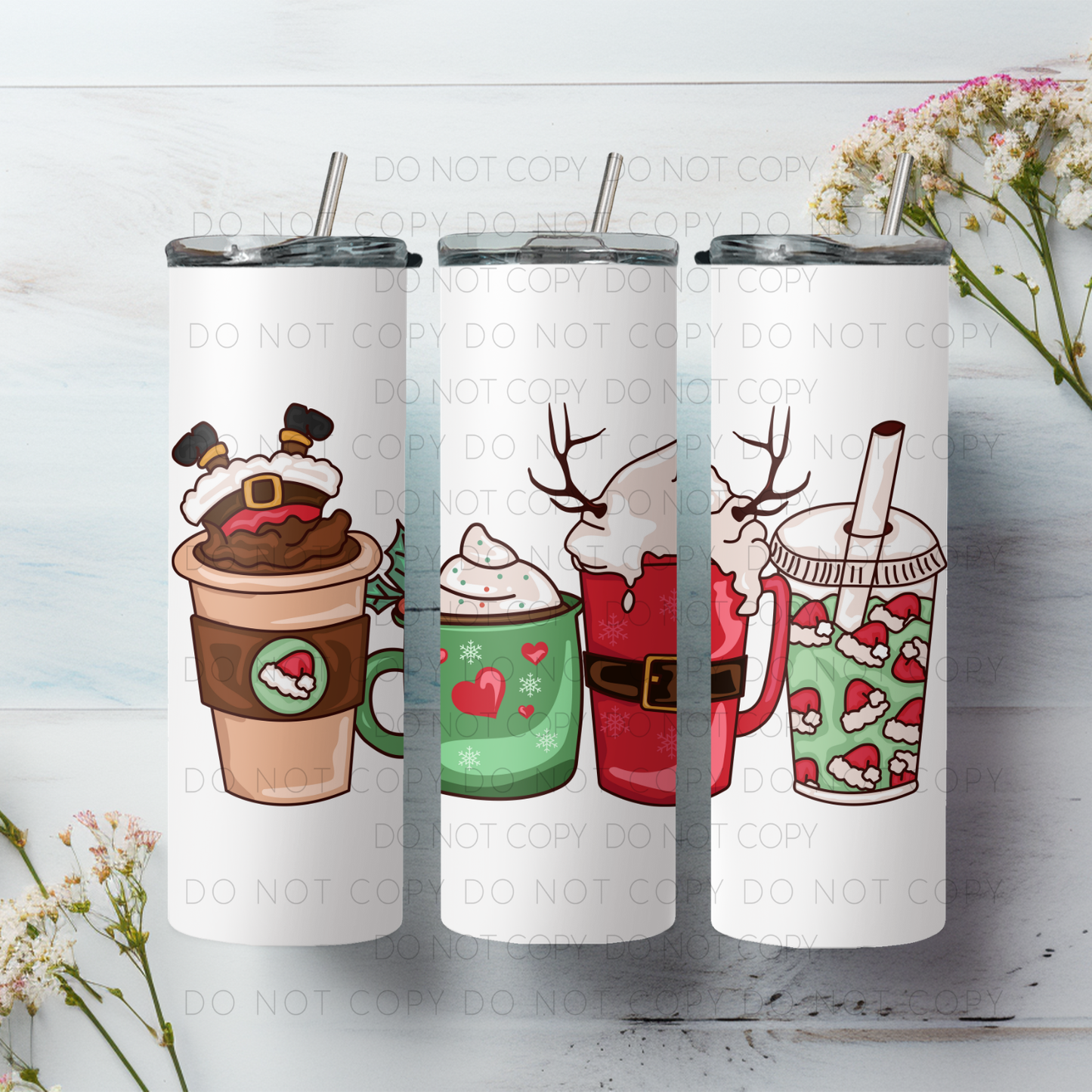 Santa Coffees 20oz Tumbler