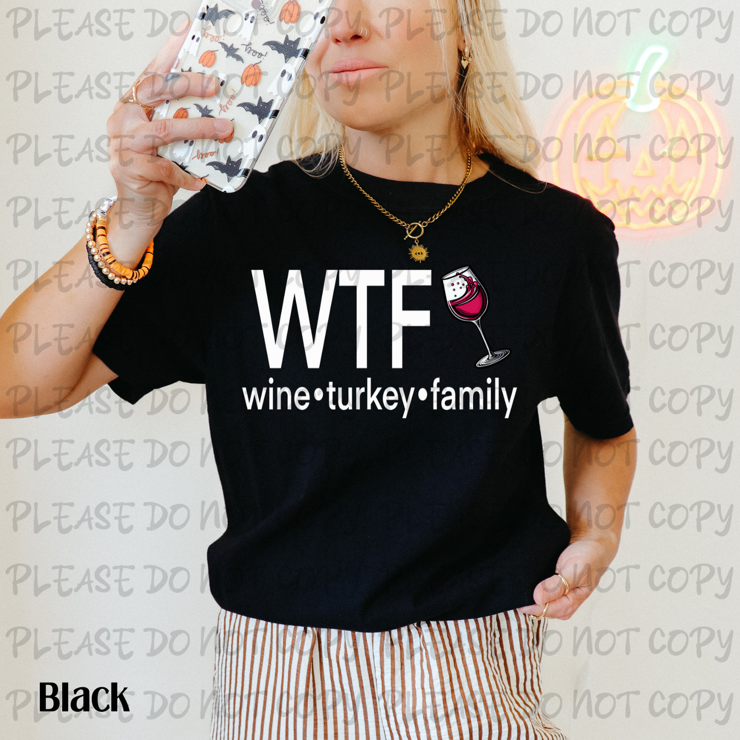 WTF Wine Turkey Family-Wine (White) Digital Download