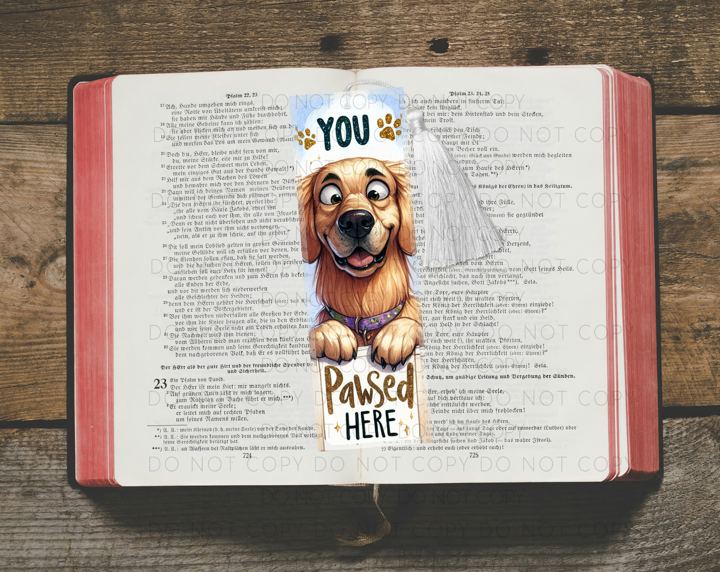 You Pawsed Here Bookmark