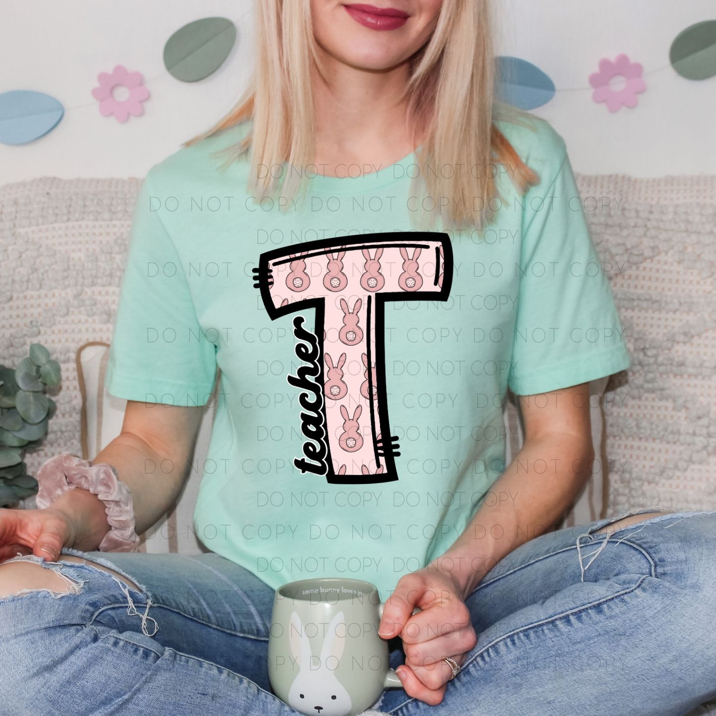 Custom Easter Bunny Occupation (Side) Digital Download - PLEASE ALLOW 48 HOURS FOR FILE