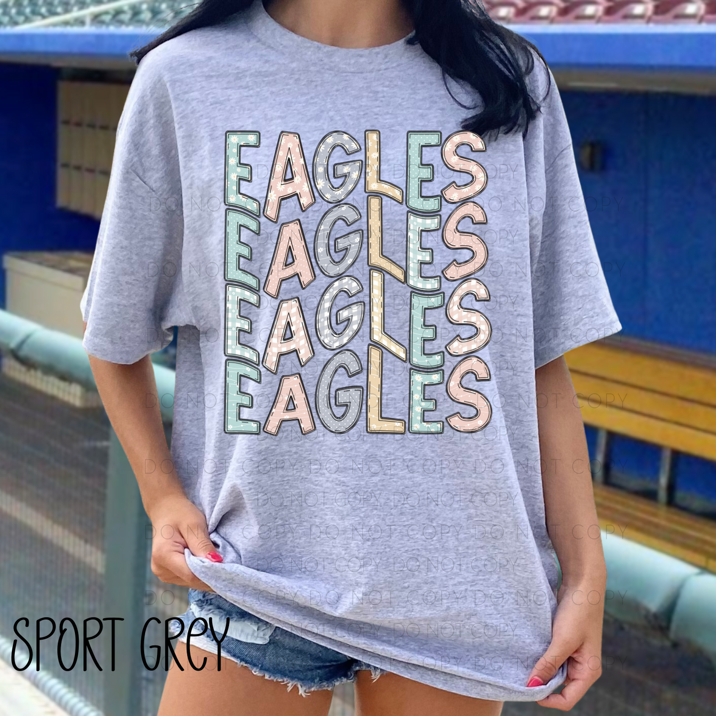 Custom Stacked Spring Mascot