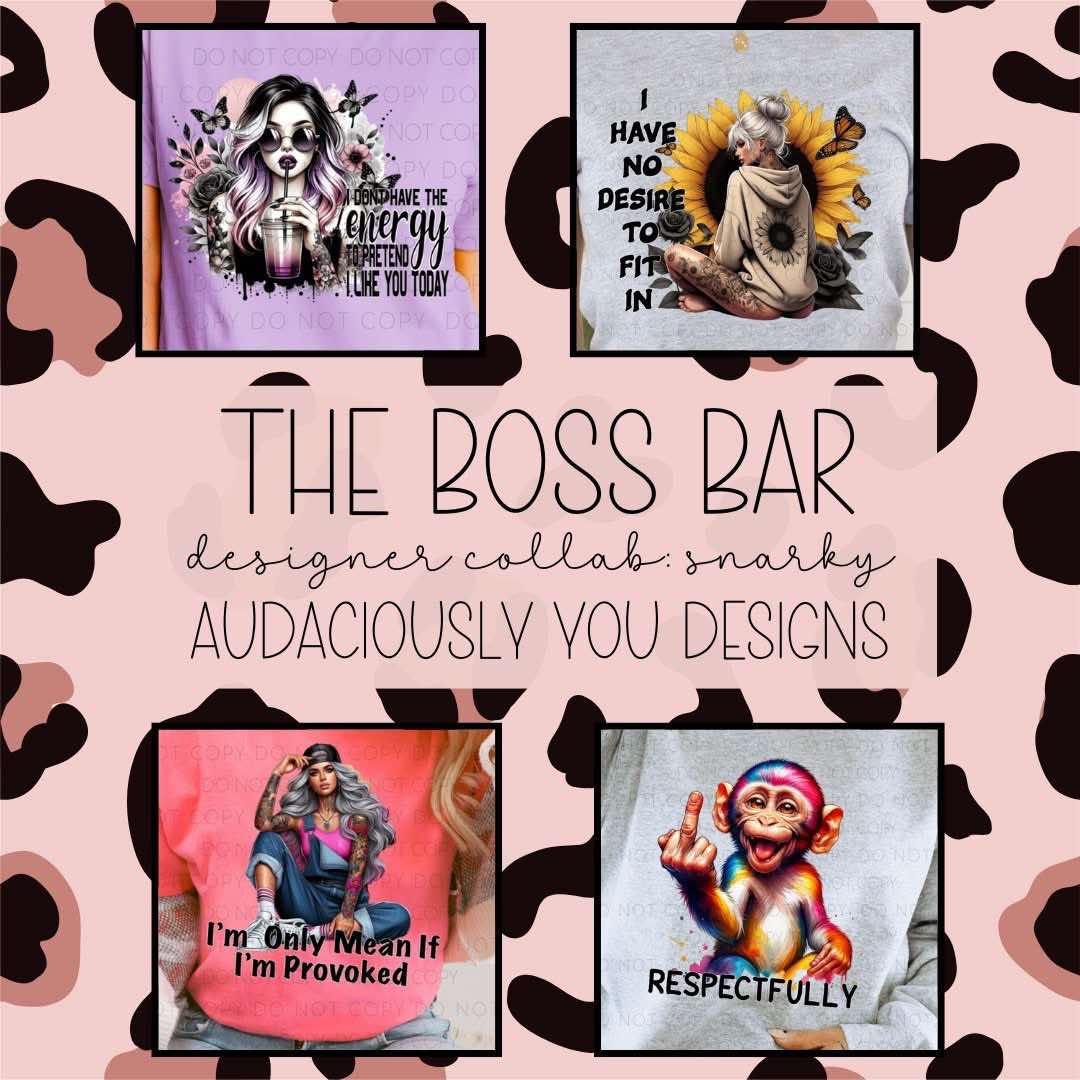 The Boss Bar Snarky Collab