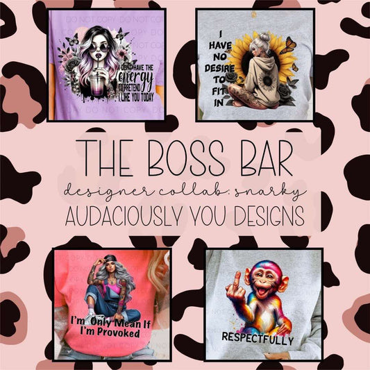 The Boss Bar Snarky Collab