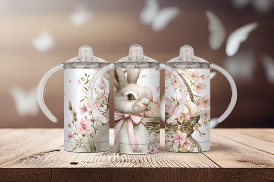 Spring Bunny 12oz Sippy Cup