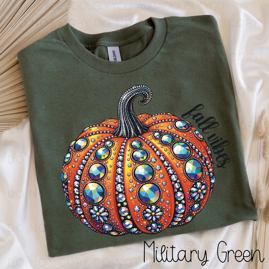 Fall Vibes (Black) Pumpkin Digital Download
