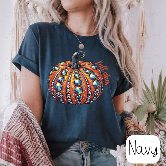 Fall Vibes (Orange) Pumpkin Digital Download