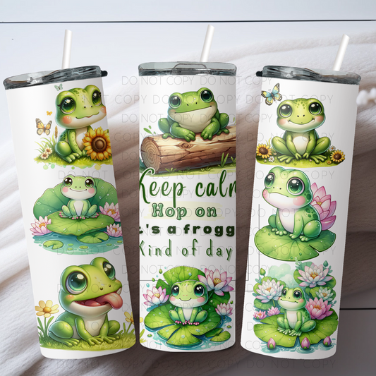 Froggy Kind Of Day 20oz Tumbler