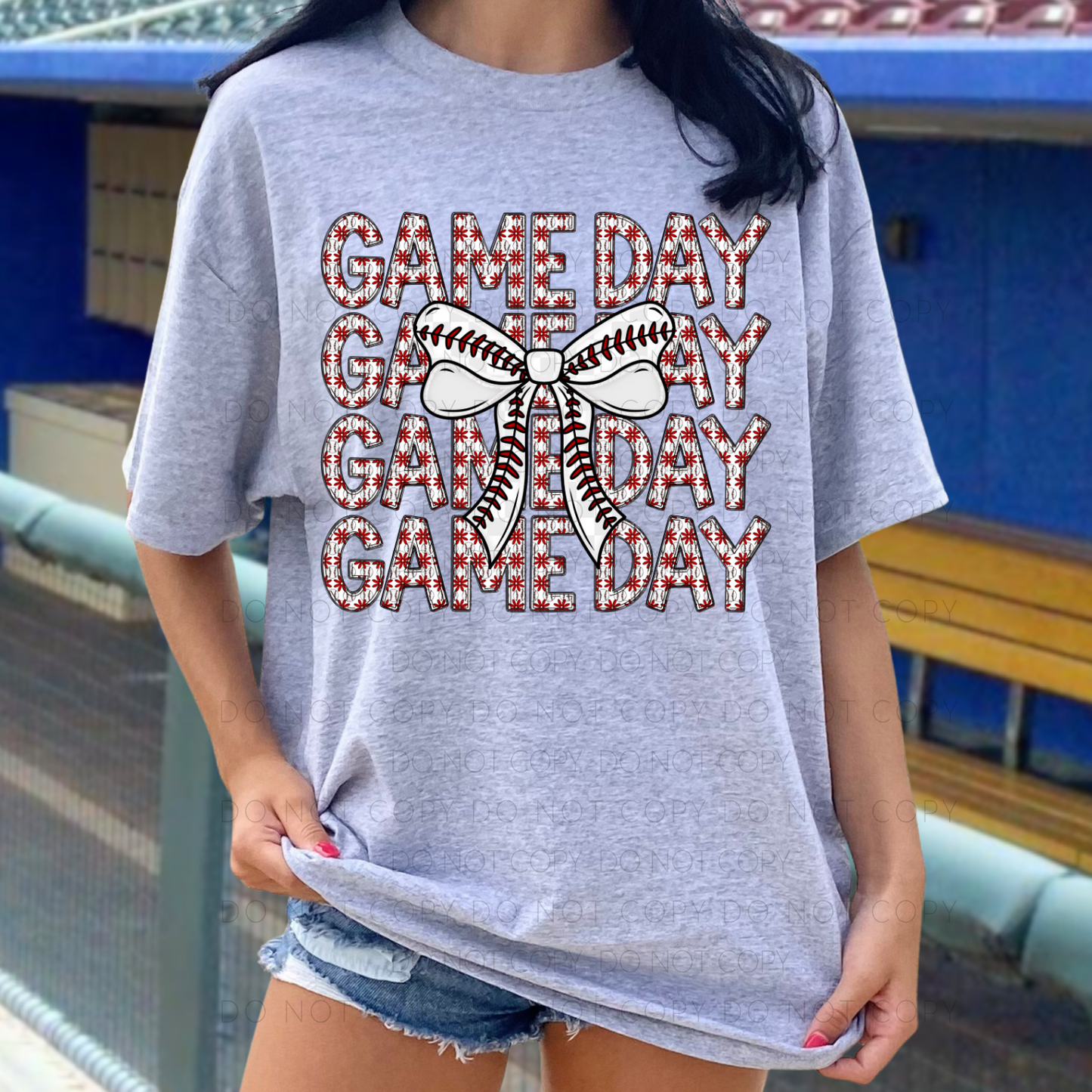 Game Day Baseball (Floral)