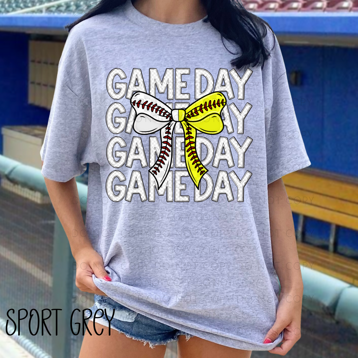 Game Day Both (White Checkered)