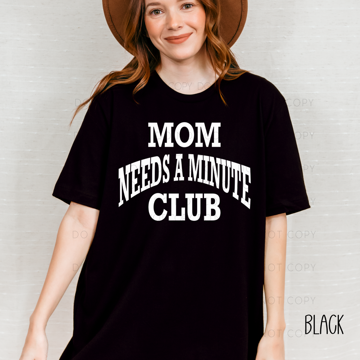 Mom Needs A Minute Club (White)