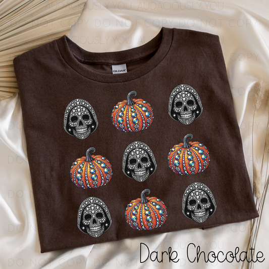 Skulls And Pumpkins Digital Download