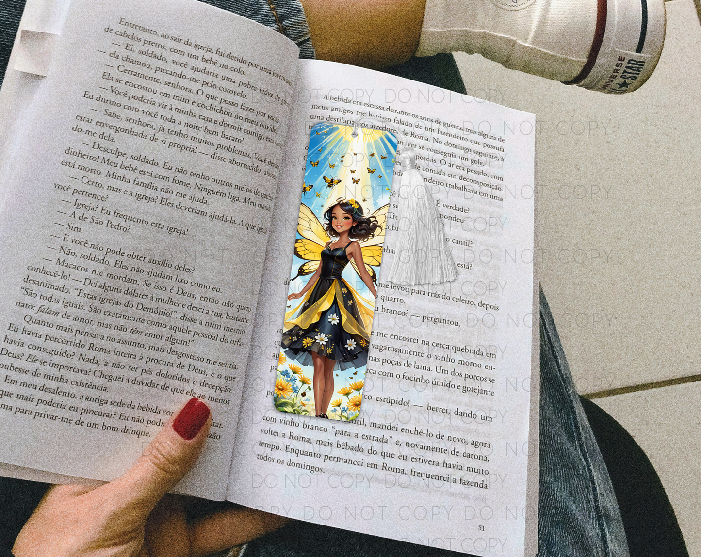 Bee Fairy Bookmark