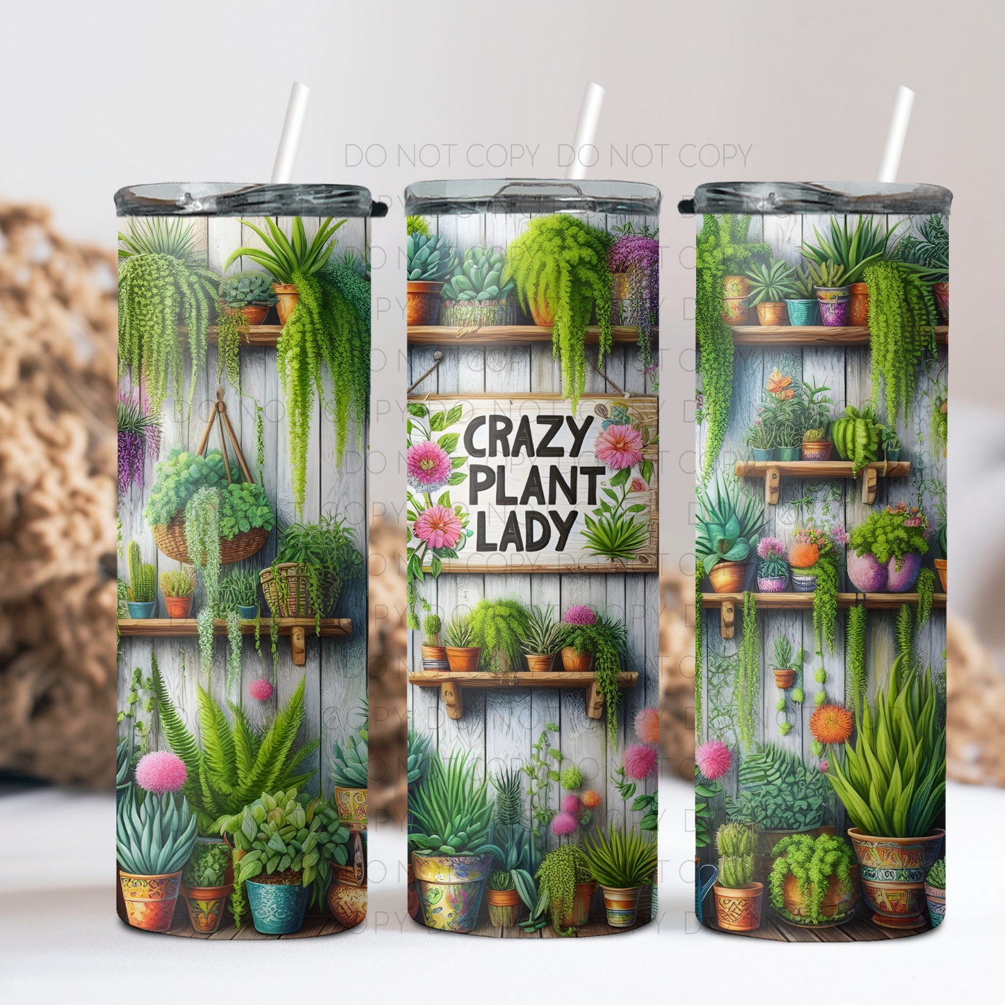 Crazy Plant Lady 20oz Tumbler