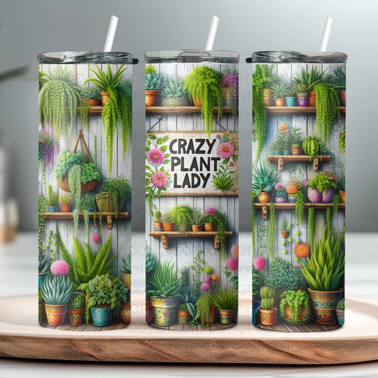Crazy Plant Lady 20oz Tumbler
