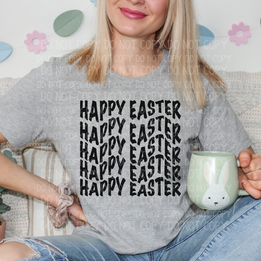 Happy Easter Wavy Digital Download
