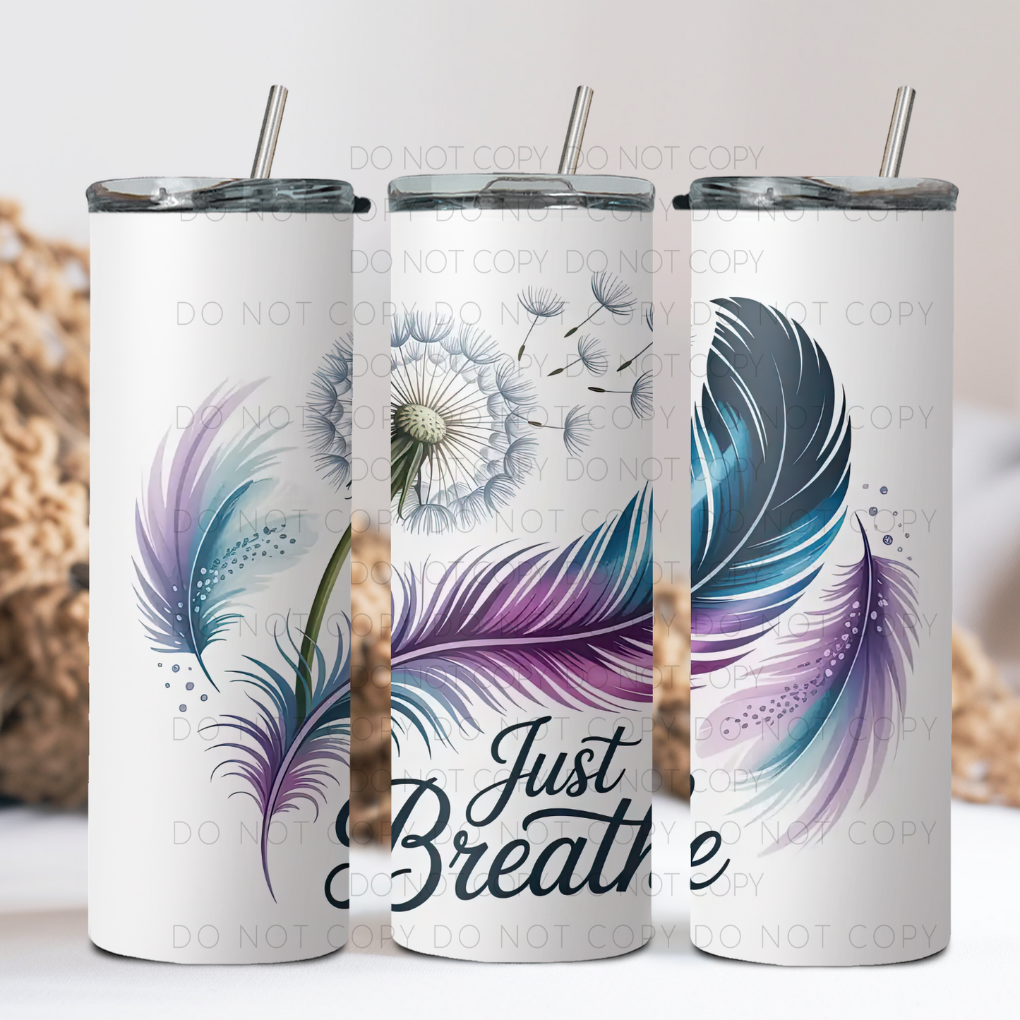 Just Breathe 20oz Tumbler