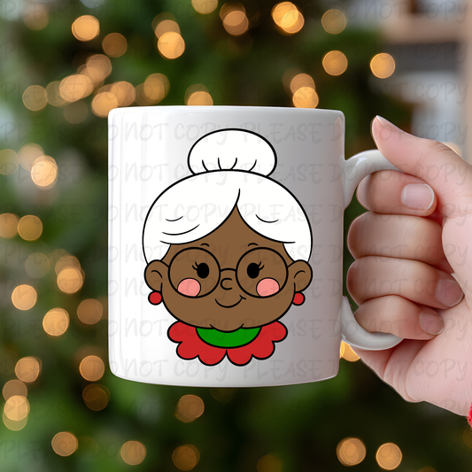 Mrs. Claus Dark Complexion Mug
