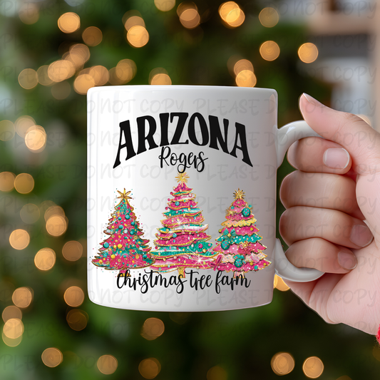 Rogers, Arizona Christmas Tree Farm Mug