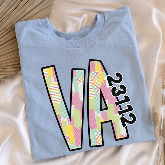 Custom Spring State/Zipcode Digital Download