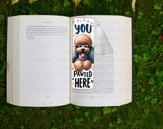 You Pawsed Here Bookmark