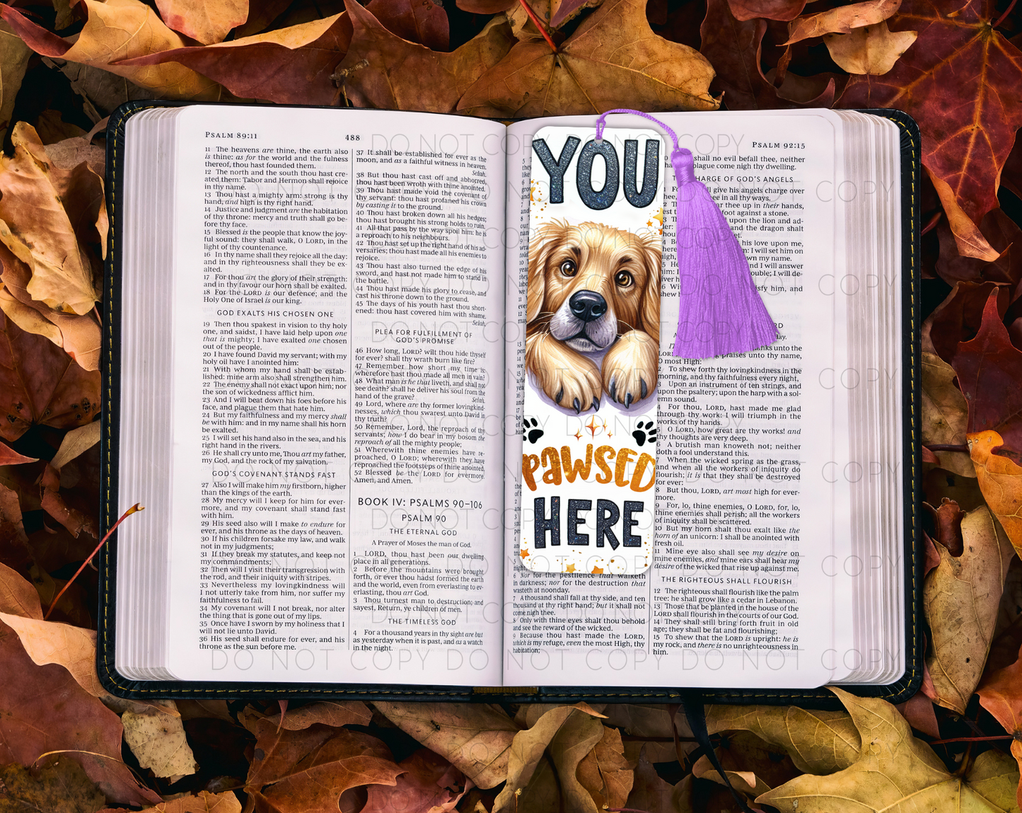 You Pawsed Here Bookmark