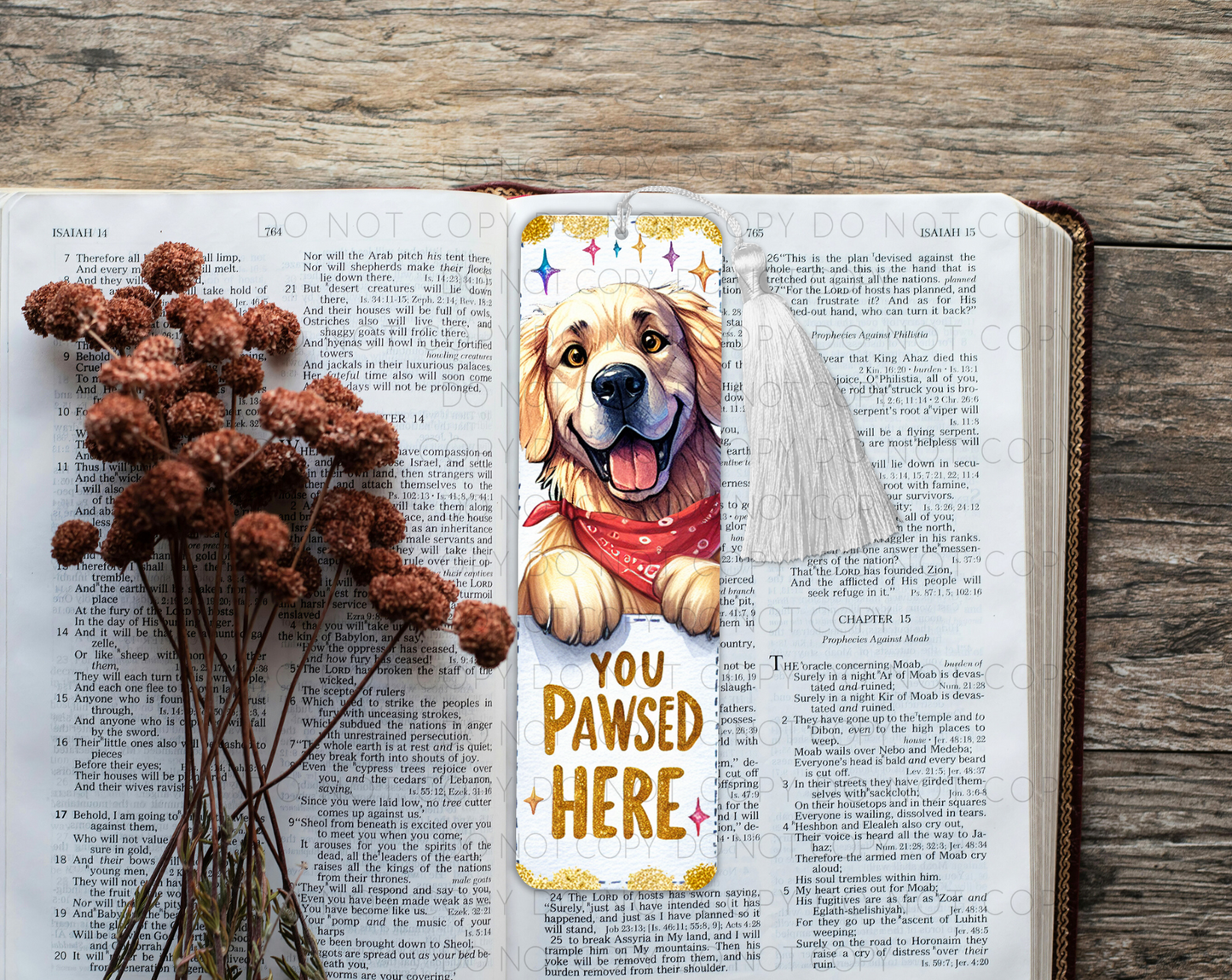 You Pawsed Here Bookmark